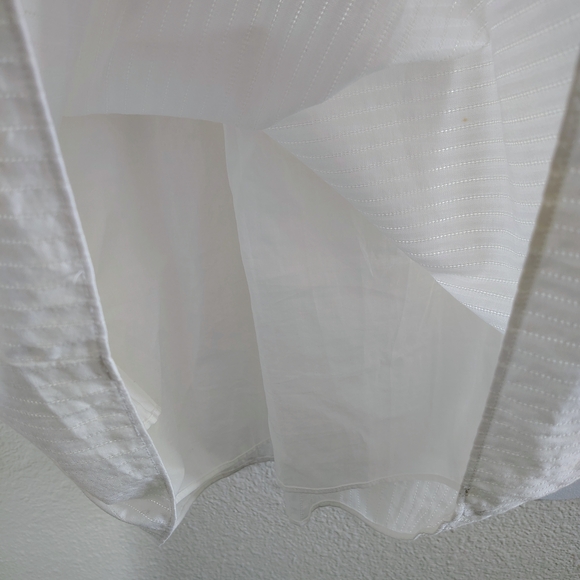 Banana Republic White Mini Dress V-Neck Short Sleeve NWT Size S - Picture 6 of 15